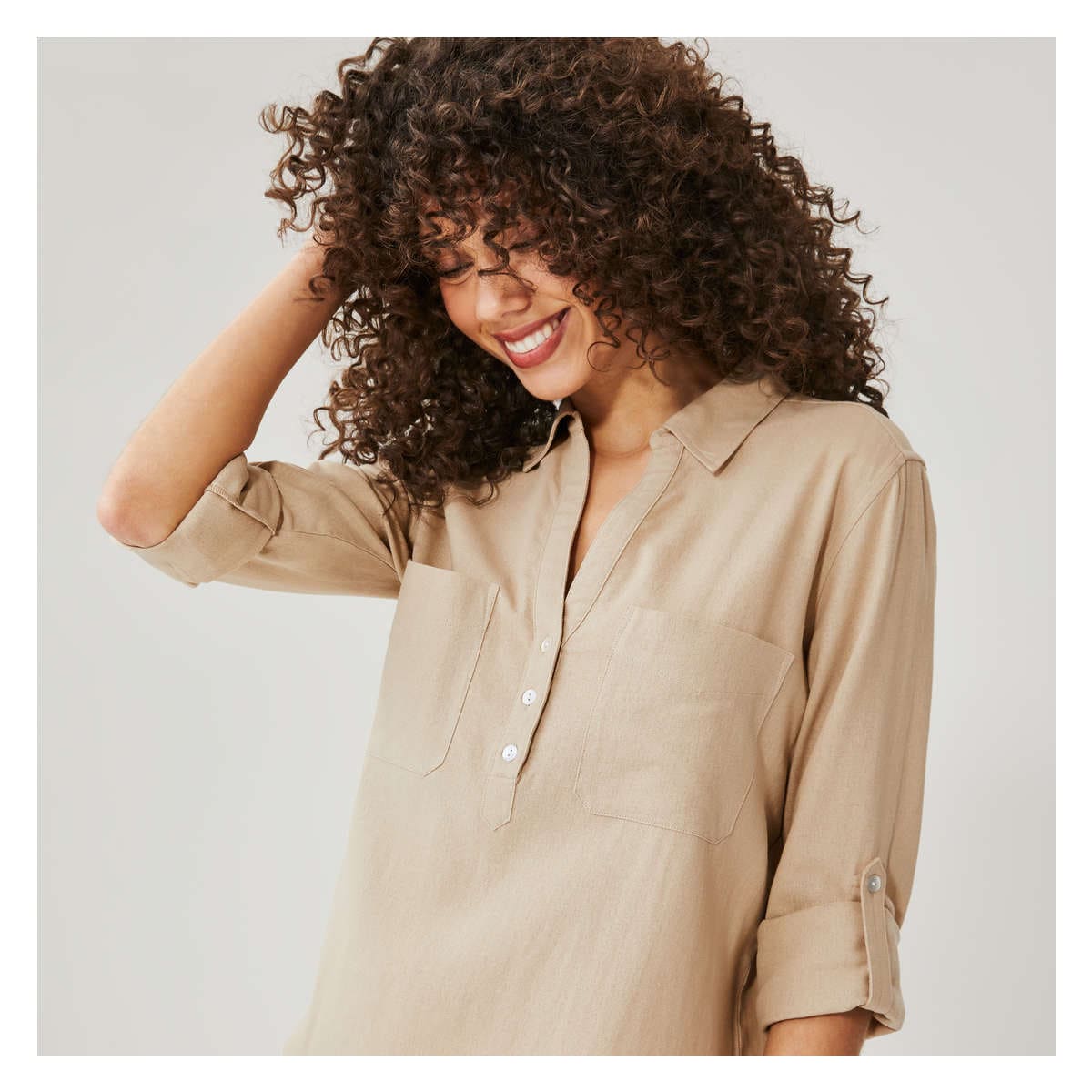 売れ筋商品|||エレントレイシー カットソー トップス レディース Women's Linen Blend Sleeveless Tie Hem Button Down Top Light olive エレントレイシー レディース カットソー トップス Women´s